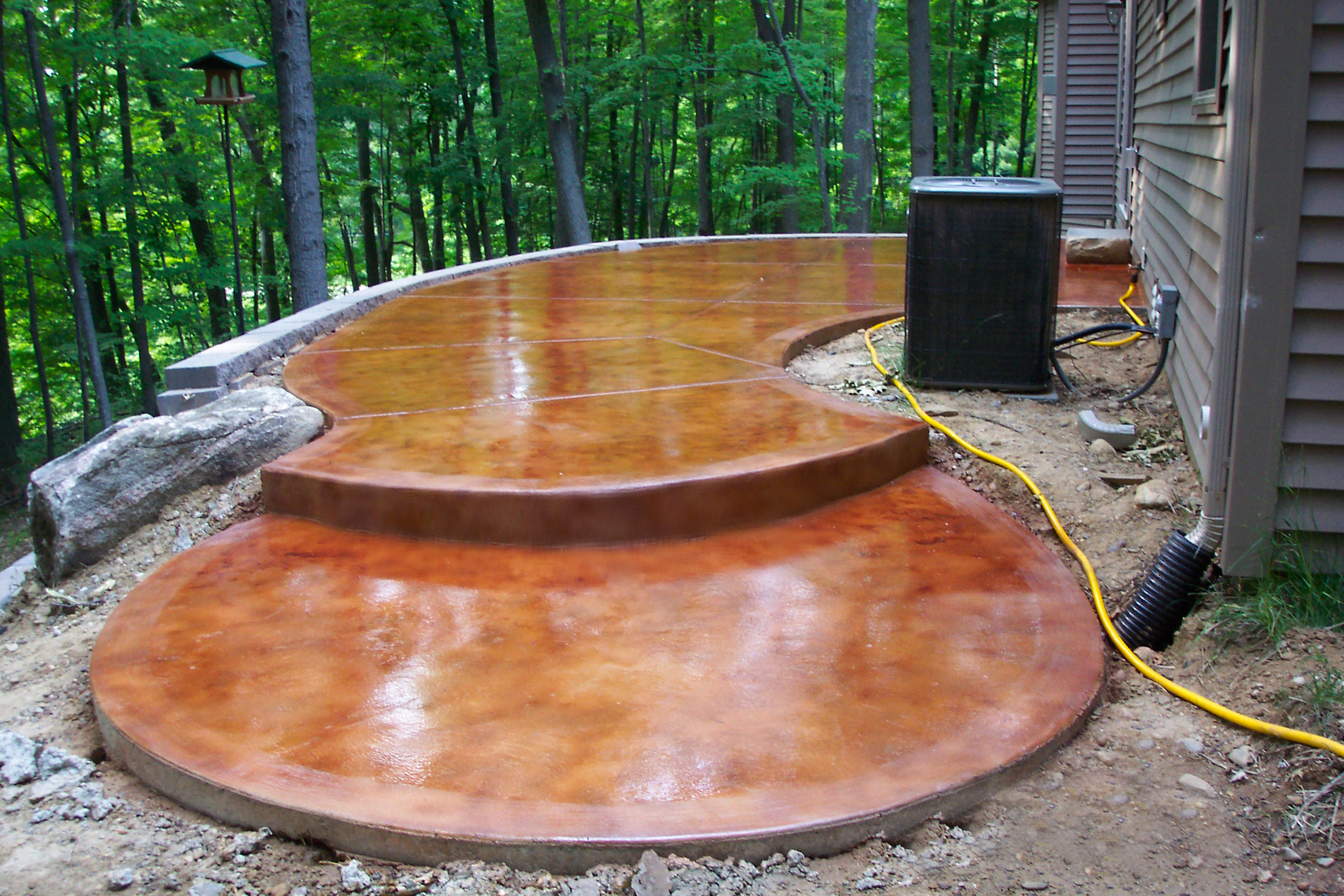 decorative stained concrete